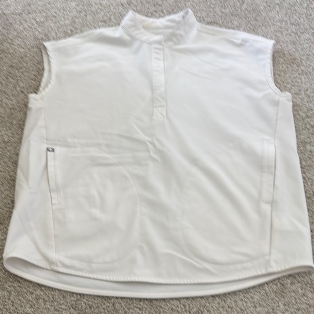 White Sleeveless Top